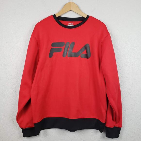 FILA Sweatshirt Crewneck Pullover - M - Picture 2 of 5